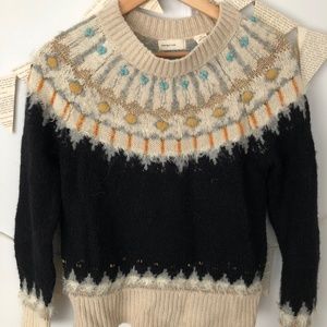 Anthropologie fair-isle sweater